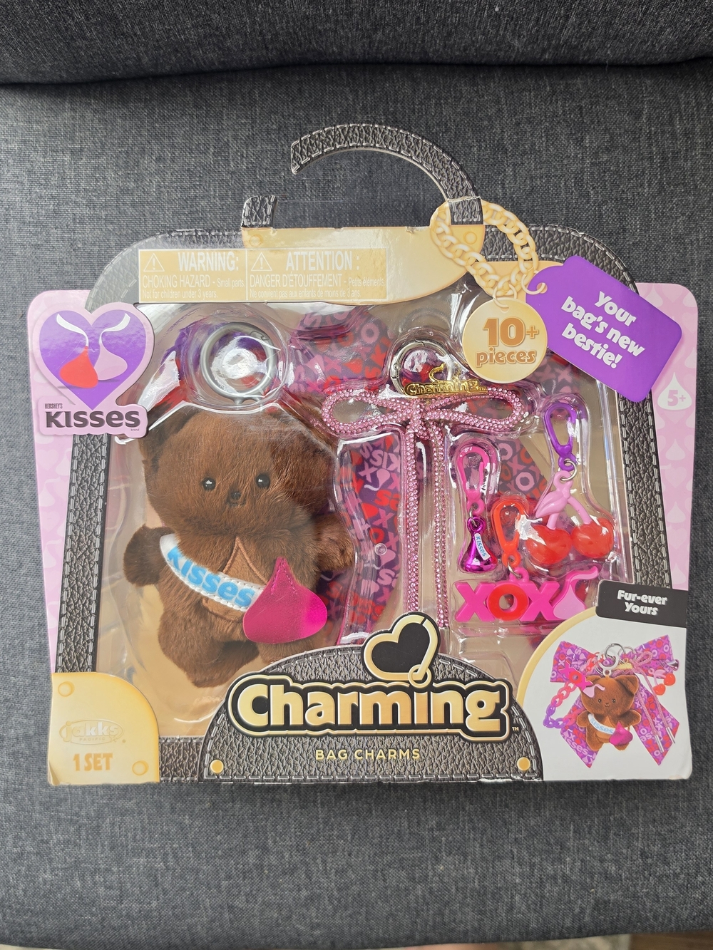 Plush Bear Bag Charm Keychain